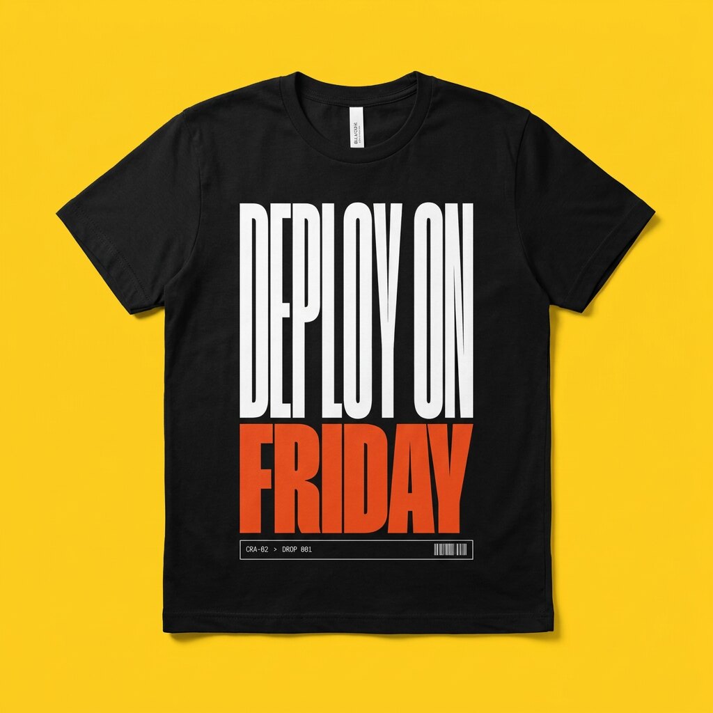 Deploy on Friday Tee